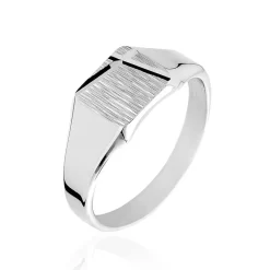 Chevalière Anisha Argent Blanc|Marc Orian Online