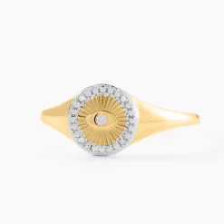 Chevalière Arik Or Jaune Diamant|Marc Orian Discount