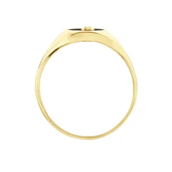 Chevalière Giles Or Jaune Onyx Diamant|Marc Orian