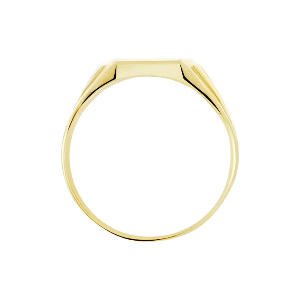 Chevalière Goliath Carree Diamantee Or Jaune|Marc Orian Discount