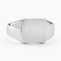 Chevalière Gringoire Argent Blanc|Marc Orian