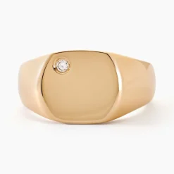 Chevalière Hide Plaqué Or Oxyde De Zirconium|Marc Orian Outlet
