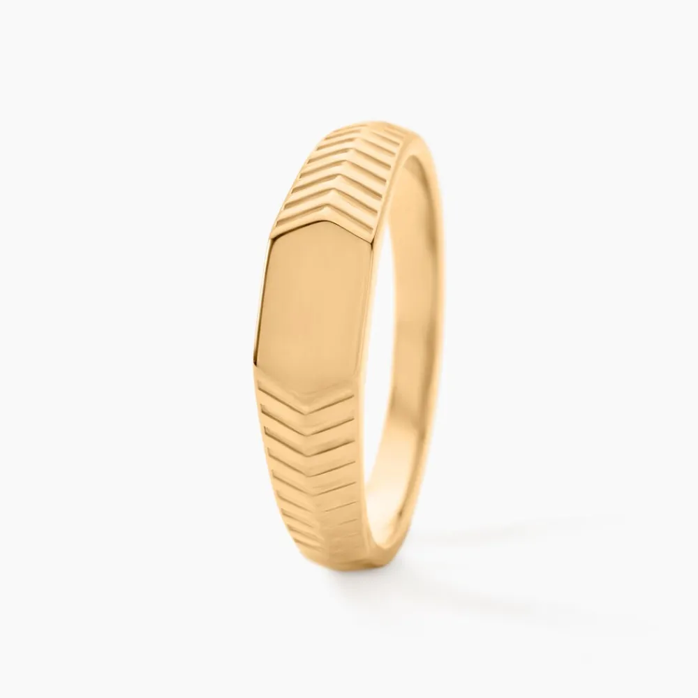 Chevalière Jaye Plaqué Or Jaune|Marc Orian Clearance