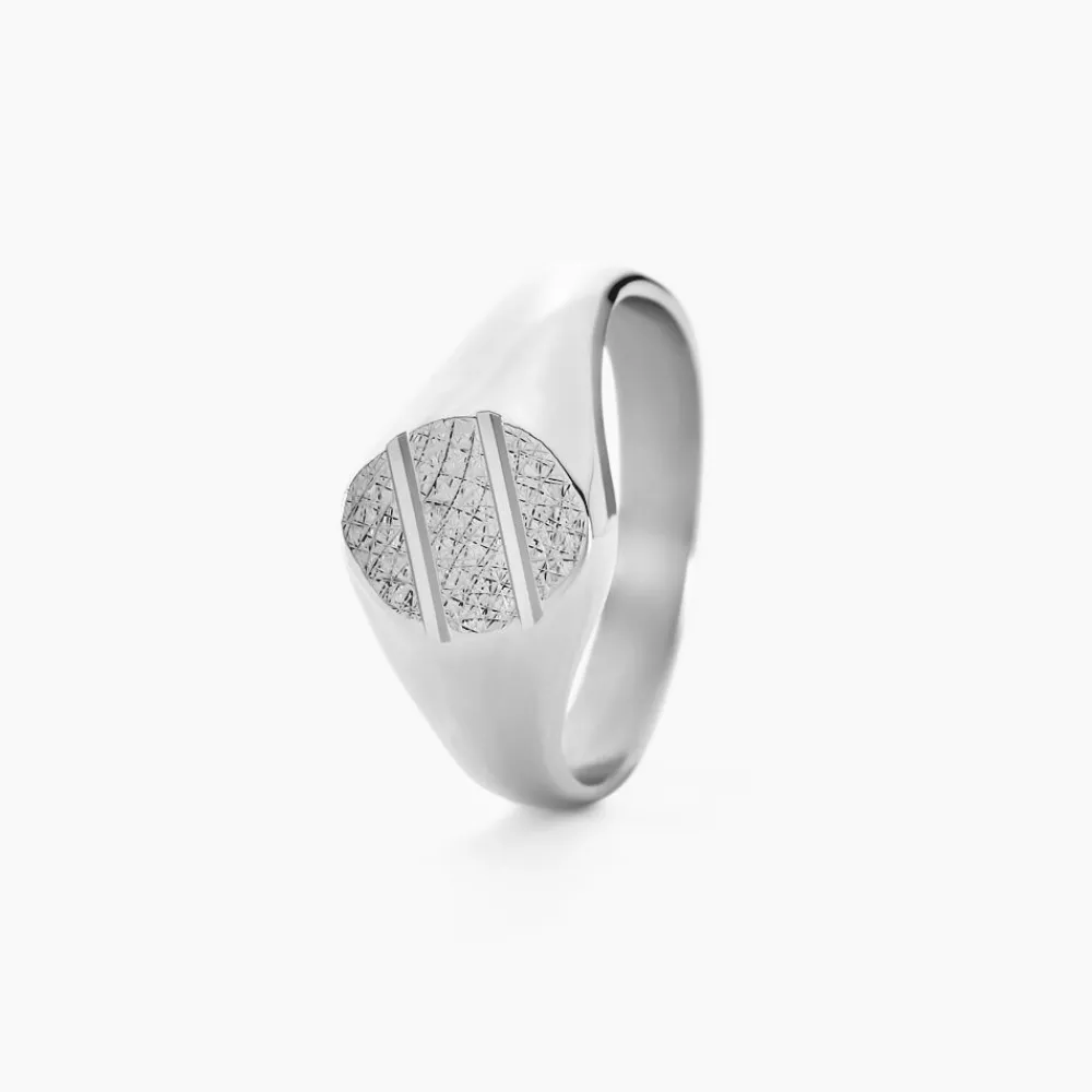 Chevalière Kety Argent Blanc|Marc Orian Outlet