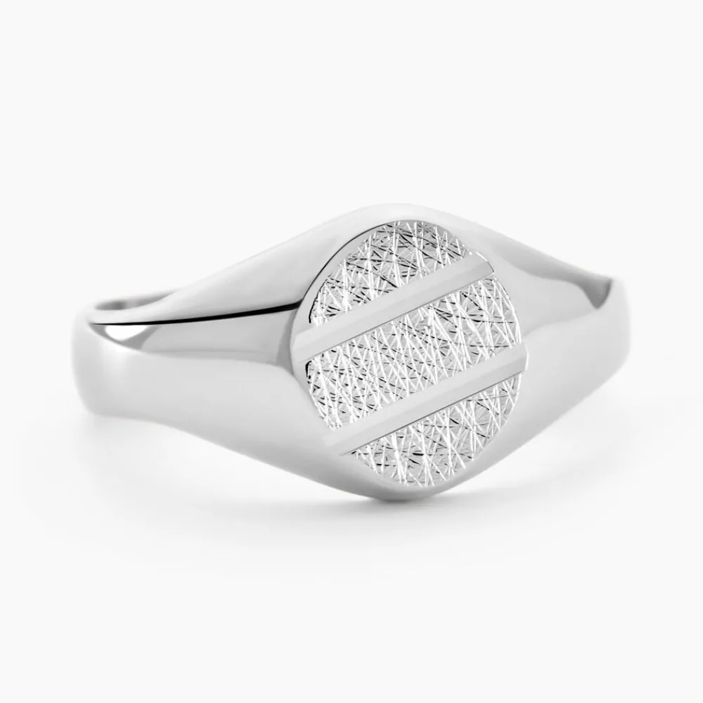 Chevalière Kety Argent Blanc|Marc Orian Outlet