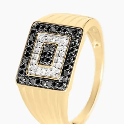 Chevalière Luukas Or Jaune Diamant|Marc Orian Sale