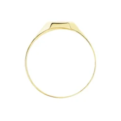 Chevalière Malcolm Carree Or Jaune Oxyde De Zirconium|Marc Orian Hot