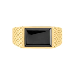 Chevalière Acier Jaune|PHEBUS HIM Discount