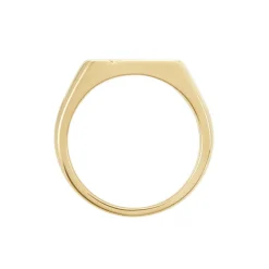 Chevalière Plaqué Or Jaune Gyorgy Oxyde De Zirconium|Marc Orian Best
