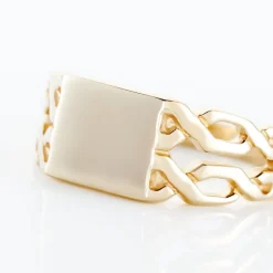 Chevalière Tobias Plaqué Or Jaune|Marc Orian Clearance