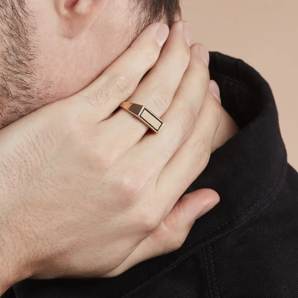 Chevalière Tommi Plaqué Or Jaune|Marc Orian Outlet