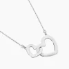 Collier Aalia Argent Blanc