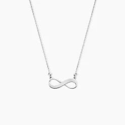 Collier Abelae Argent Blanc