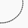 Collier Abie Torsade Argent Bicolore