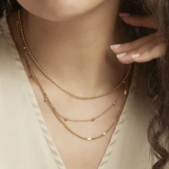 Collier Abigayle Acier Doré|Marc Orian Sale