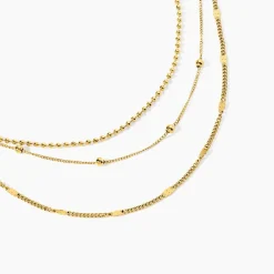 Collier Abigayle Acier Doré|Marc Orian Sale