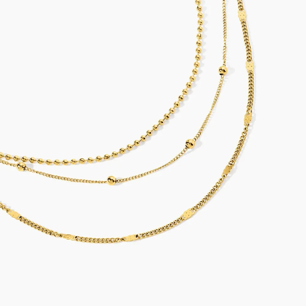 Collier Abigayle Acier Doré|Marc Orian Sale