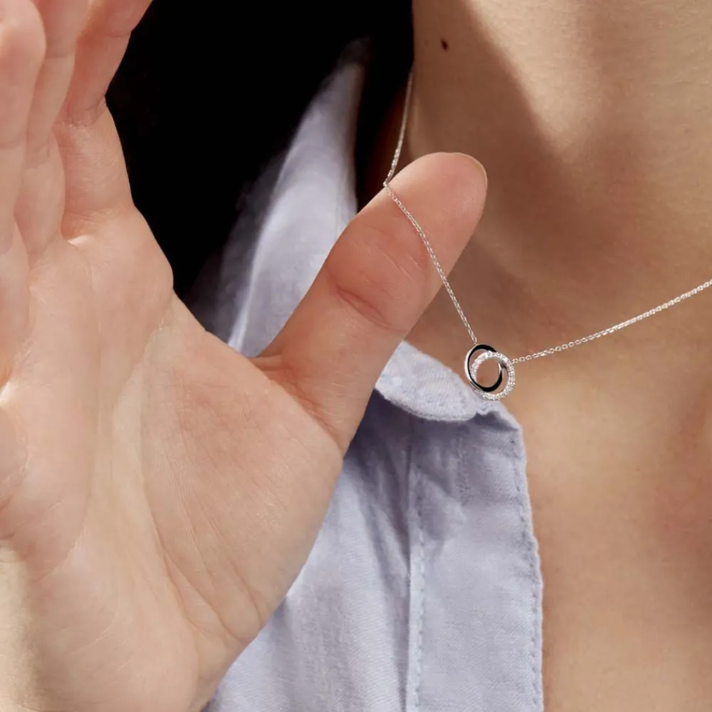 Collier Absolu Or Blanc Diamant|Marc Orian New