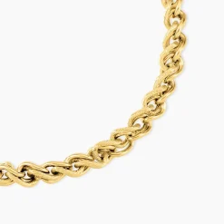 Collier Acier Doré Llora