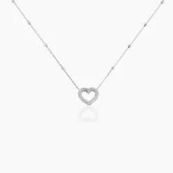 Collier Aella Argent Blanc|Marc Orian New
