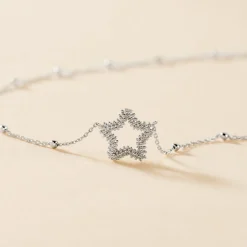 Collier Aella Argent Blanc