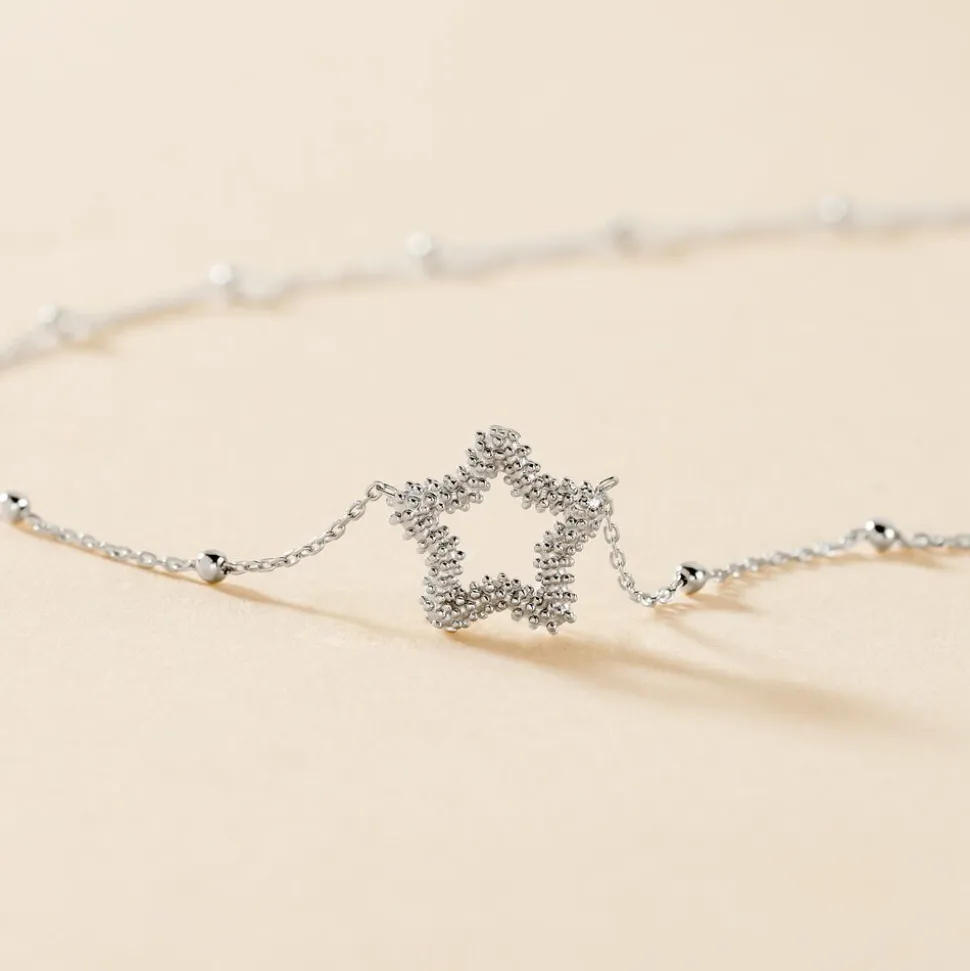 Collier Aella Argent Blanc