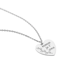 Collier Aemilia Argent Blanc|Marc Orian Best