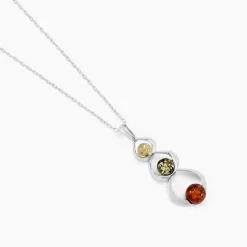 Collier Agneta Argent Blanc Ambre|Marc Orian Hot