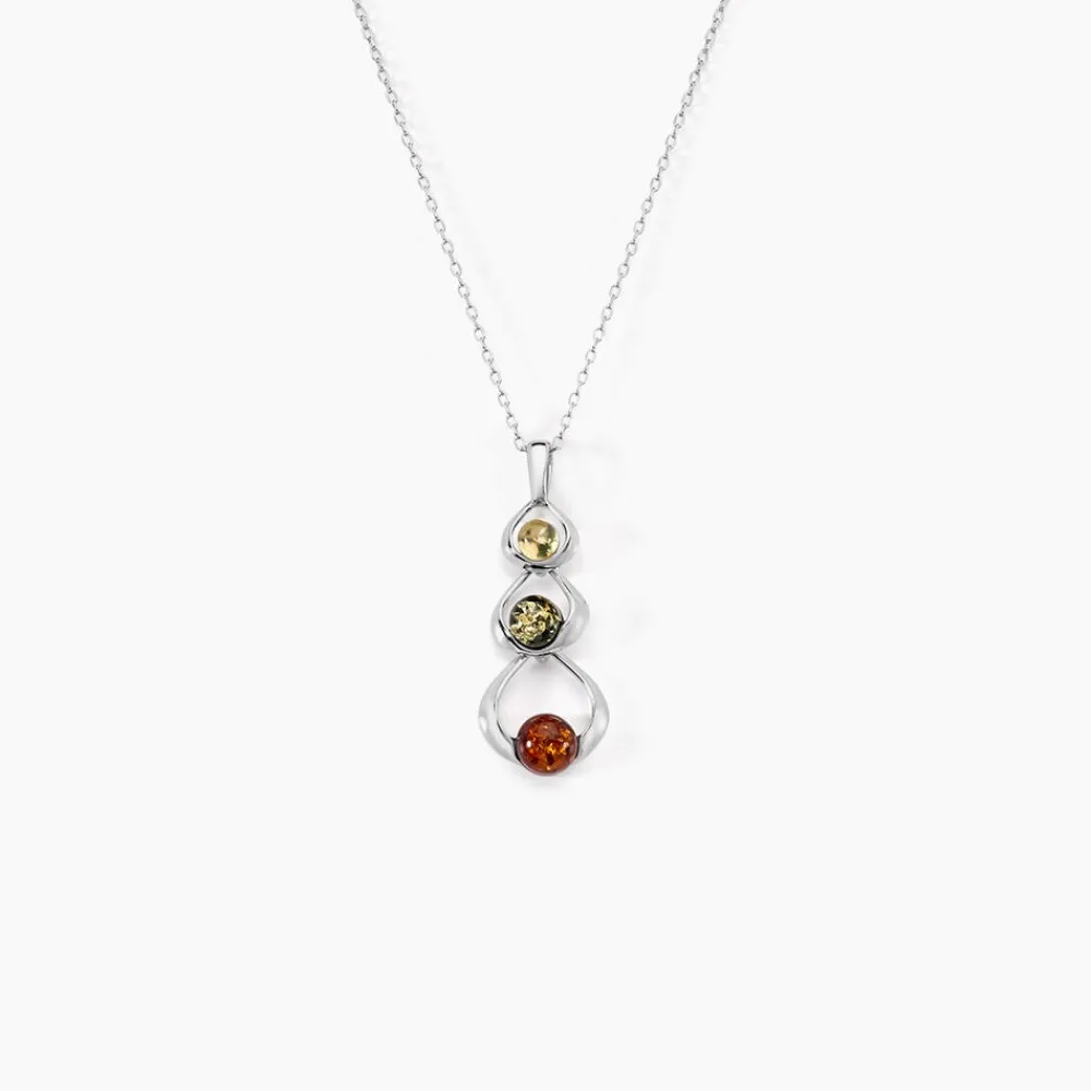 Collier Agneta Argent Blanc Ambre|Marc Orian Hot