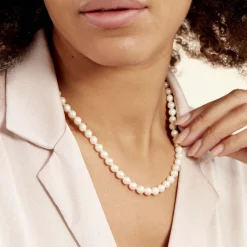 Collier Aicha Or Jaune Perle De Culture D'akoya|Marc Orian Online