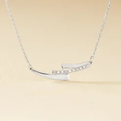 Collier Ainhoa Or Blanc Diamant