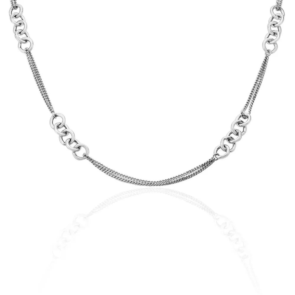 Collier Akira Argent Blanc|Marc Orian Hot