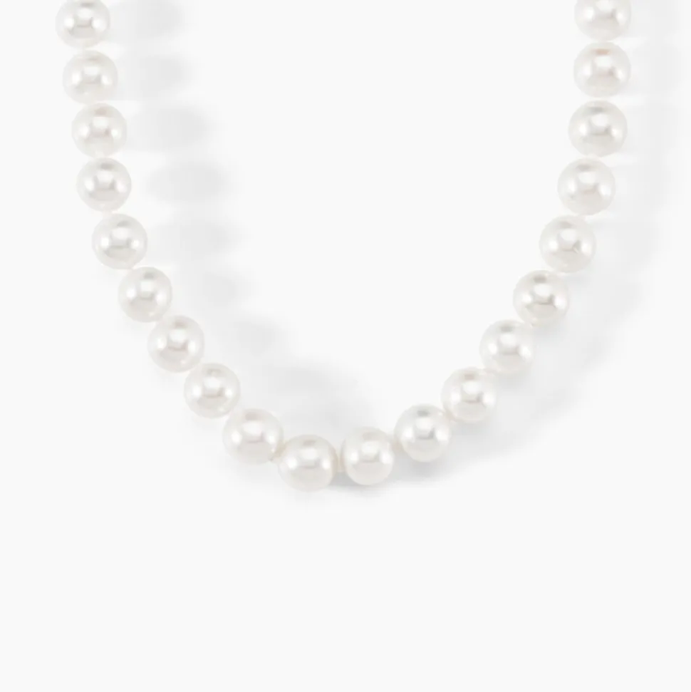 Collier Akoya Or Jaune Perle De Culture D'akoya
