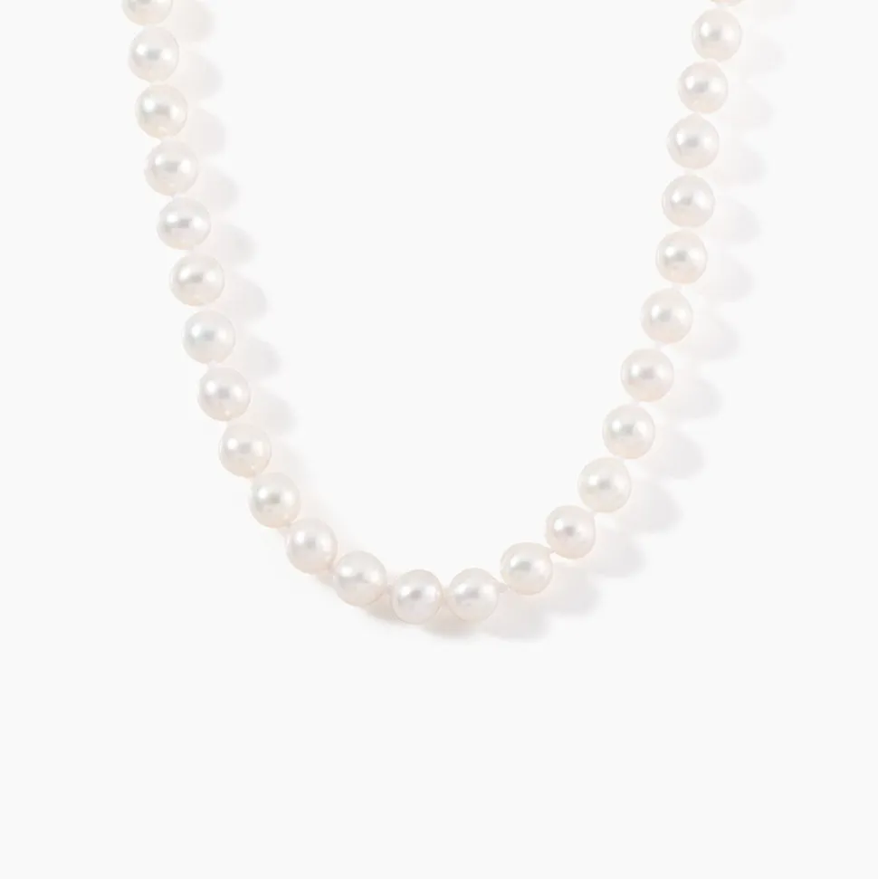 Collier Akoya Or Jaune Perle De Culture D'akoya