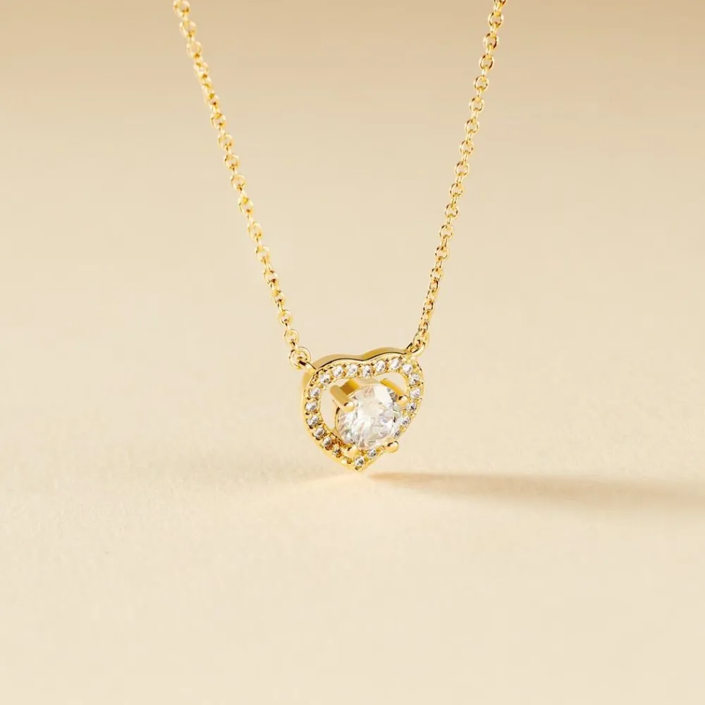 Collier Alais Plaqué Or Jaune Oxyde De Zirconium|Marc Orian New