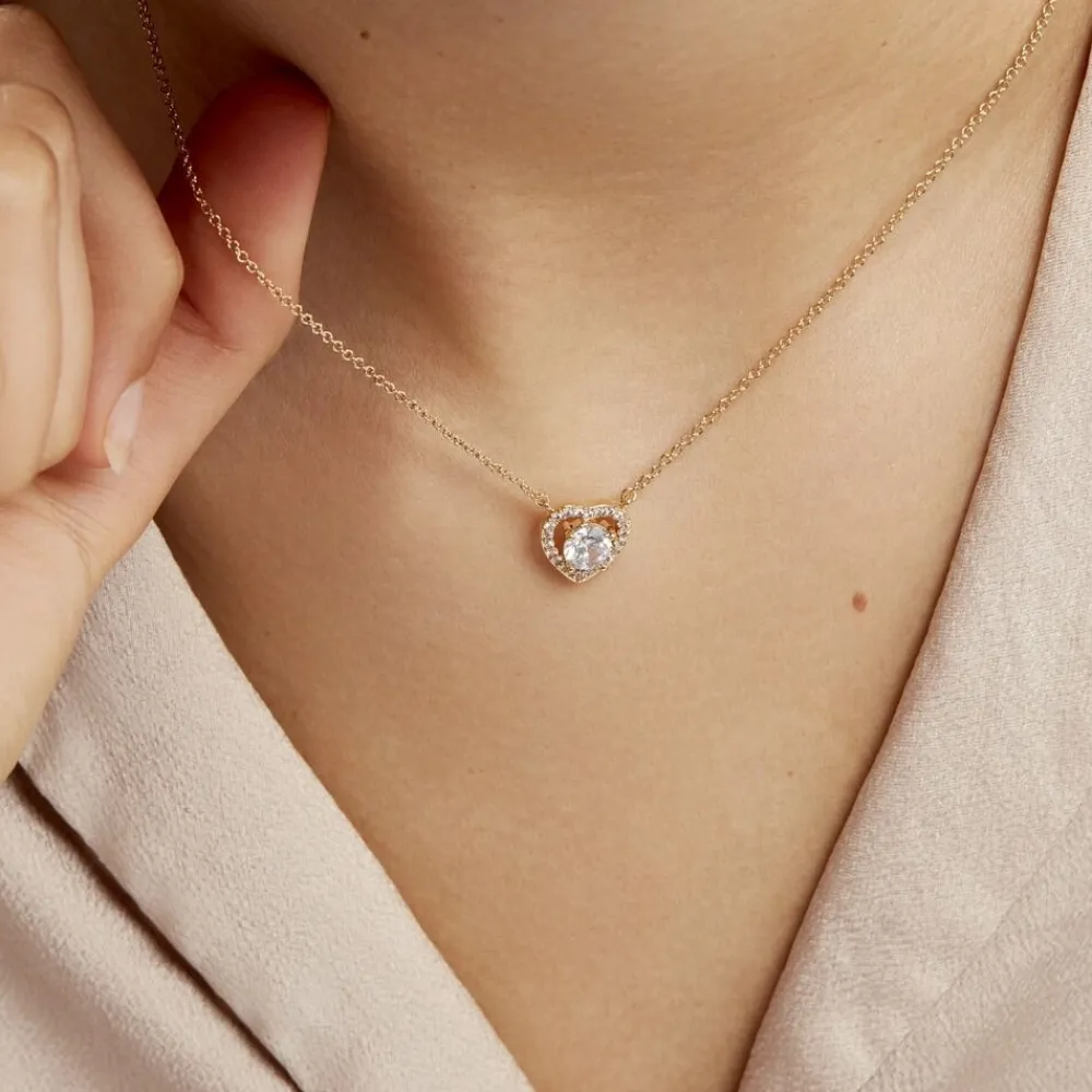 Collier Alais Plaqué Or Jaune Oxyde De Zirconium|Marc Orian New