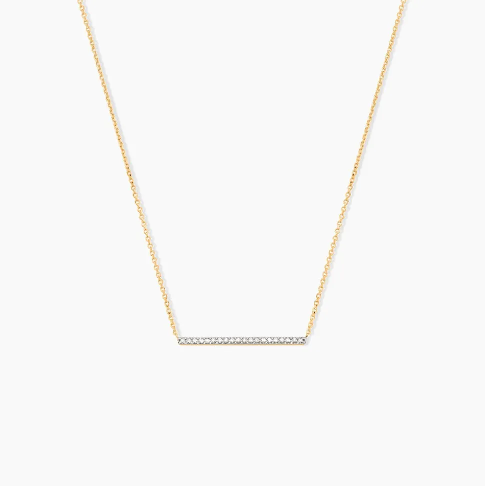 Collier Alayna Or Jaune Diamant