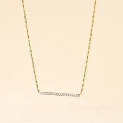 Collier Alayna Or Jaune Diamant
