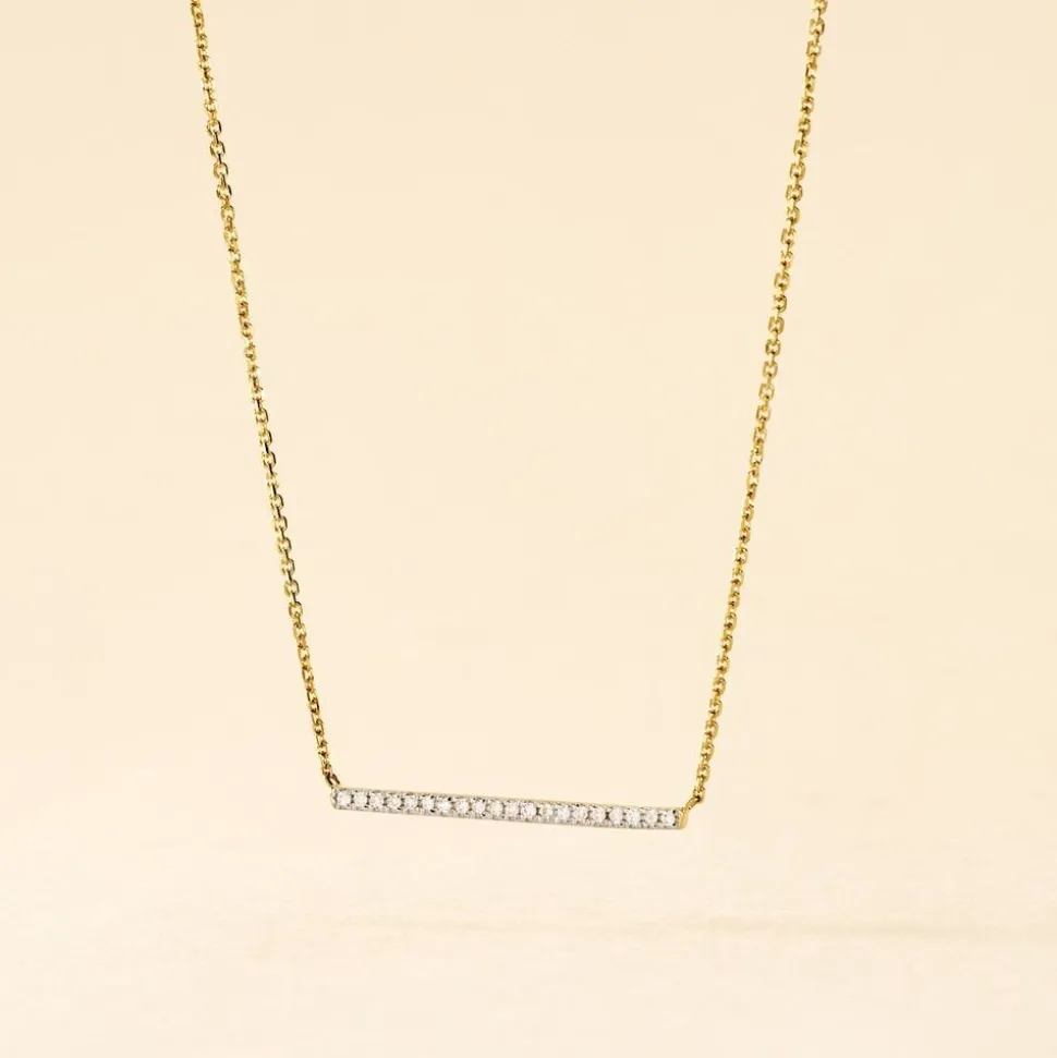 Collier Alayna Or Jaune Diamant