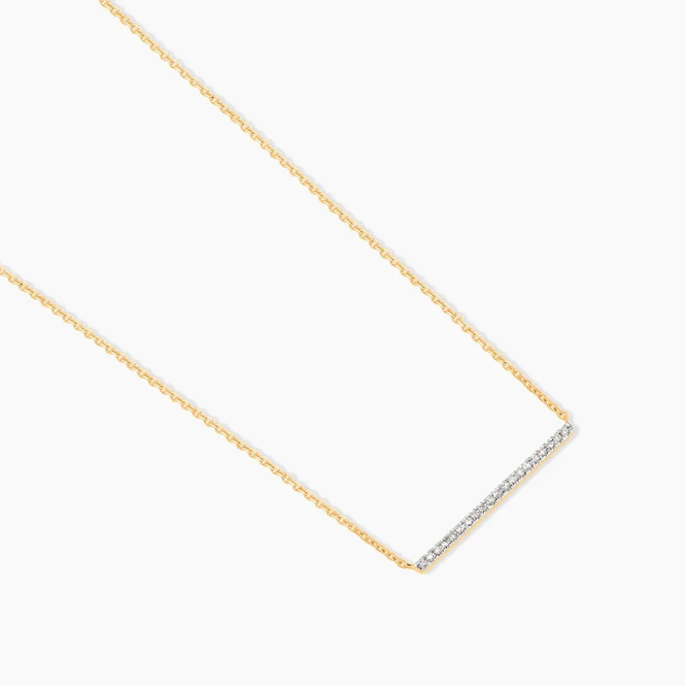 Collier Alayna Or Jaune Diamant