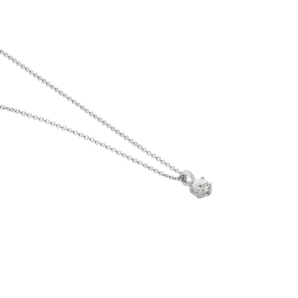 Collier Alexandra Or Blanc Diamant