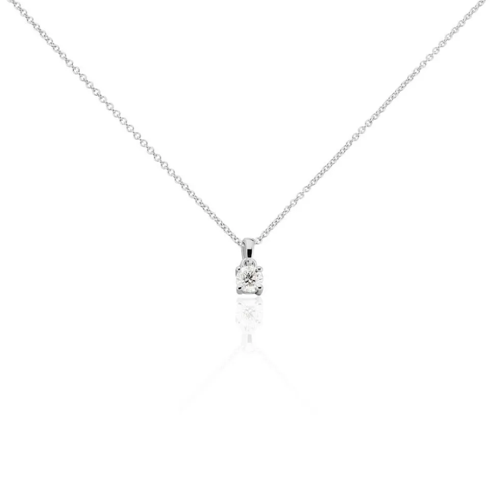 Collier Alexandra Or Blanc Diamant