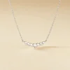 Collier Aliah Argent Blanc Oxyde De Zirconium