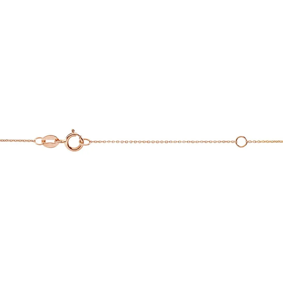 Collier Alice Or Rose Morganite Et Oxyde De Zirconium