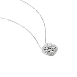 Collier Alixia Or Blanc Diamant