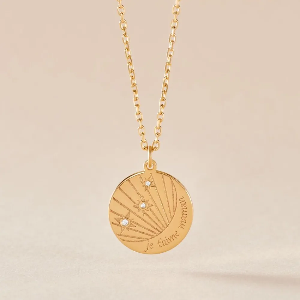 Collier Amai Plaqué Or Jaune Oxyde De Zirconium|Marc Orian Outlet