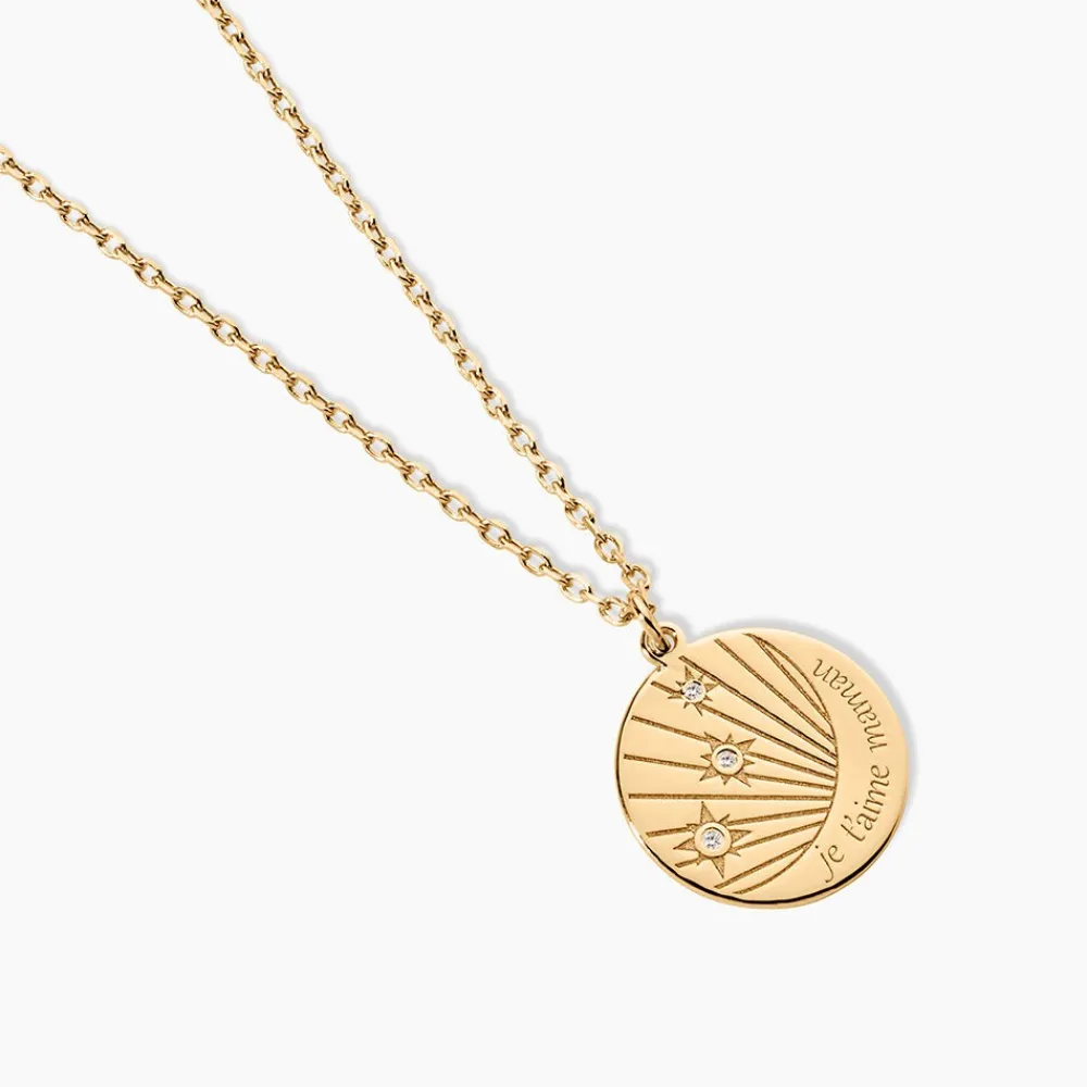 Collier Amai Plaqué Or Jaune Oxyde De Zirconium|Marc Orian Outlet