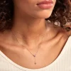 Collier Amaranta Or Jaune Topaze Améthyste