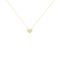 Collier Anastasy Or Jaune Oxyde De Zirconium