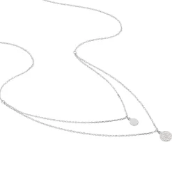 Collier Angeles Argent Blanc Oxyde De Zirconium|Marc Orian Online